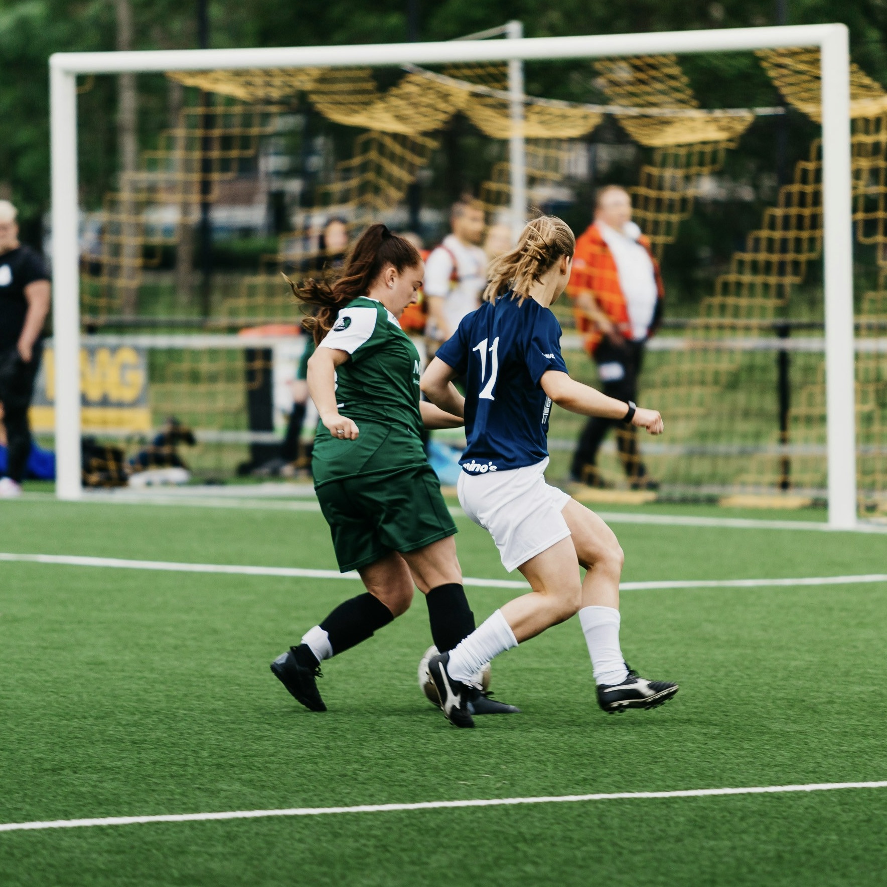 High school soccer game
